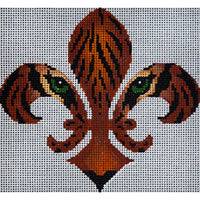 Tiger Fleur by JP Needlepoint (thumbnail)