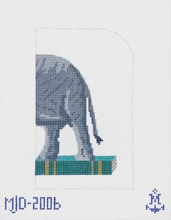 Elephant in the Room (Back) Canvas by Morgan Julia Designs (thumbnail)