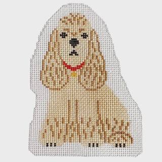 Cocker Spaniel Ornament by Stitch Rock Designs (thumbnail)