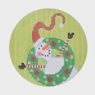 Snow Wreath Man Ornament by Meredith Collection (thumbnail)