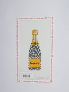 Veuve Bottle - Zebra Champagne Canvas by C'ate La Vie (thumbnail)
