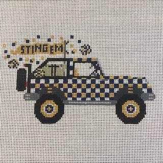 georgia tech jeep by Wipstitch Needleworks (thumbnail)