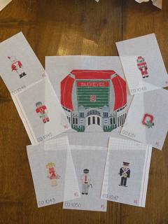 Ohio State Stadium et al by Kathy Schenkel (thumbnail)