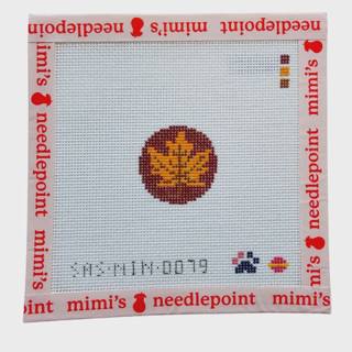 Fall Leaf Key Fob by Saturnalia Stitching (thumbnail)