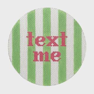 Text Me Round on Stripes by Kangaroo Paw Designs (thumbnail)