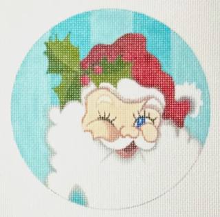 Santa Round - Blue by Raymond Crawford (thumbnail)