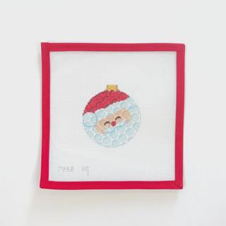 Golfball Santa by Liz Goodrick-Dillon (Tapestry Tent, via Susan Roberts) (thumbnail)