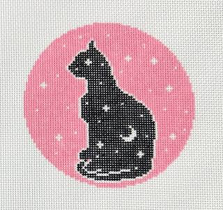 Pink & Spooky Cat by Spellbound Stitchery (thumbnail)