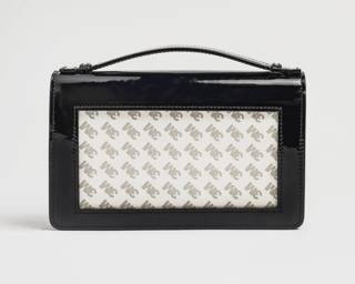 Rachel Barri Designs The Everyday Clutch - Patent Leather Black + Silver Chain by Rachel Barri Designs (thumbnail)