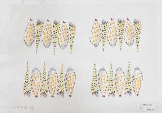Shells Backgammon Board by Liz Goodrick-Dillon (Tapestry Tent, via Susan Roberts) (thumbnail)