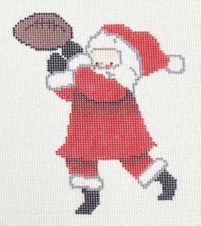 santa throwing football by Julia’s Needleworks (thumbnail)