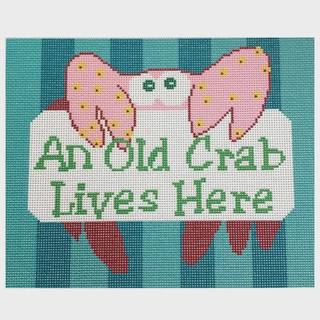 Old Crab by Two Sisters Needlepoint (thumbnail)