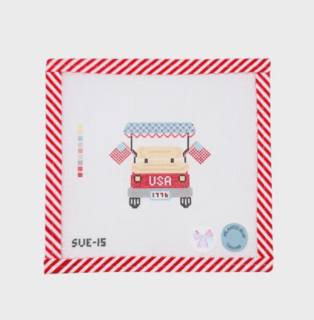 USA Golf Cart SUE-15 by Atlantic Blue Canvas (thumbnail)