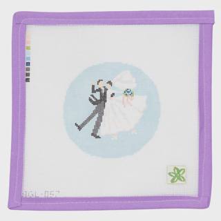 Newlyweds by Dogwood Needlepoint (thumbnail)