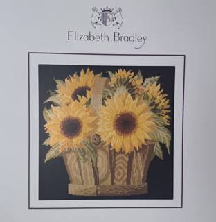 Flower Pot Collection Tapestry Kit - Sunflower Basket by Elizabeth Bradley Designs (thumbnail)