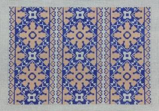 Hearts Medallion Clutch Blue/Coral by KCN Designers (thumbnail)