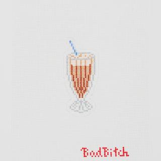 Egg Cream Mini by Bad Bitch Needlepoint (thumbnail)