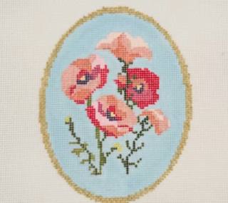M-August Birth Flower Poppy and Gladiolus by Atlantic Blue Canvas (thumbnail)