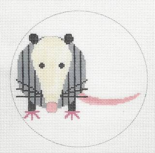 Opossum Round by Charley Harper (Art Studio) (thumbnail)