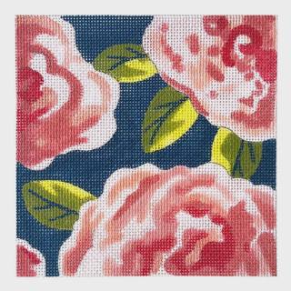 Peonies in Turquoise by Colors of Praise Art Studio (thumbnail)