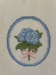 Bunches of Hydrangeas by Dogwood Needlepoint (thumbnail)