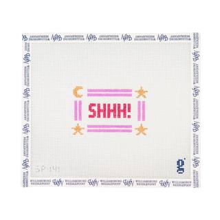 SHHH - Pink by Goodpoint Needlepoint (thumbnail)