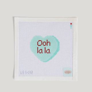Ooh La La Candy Conversation Heart by Le Beau Stitch (thumbnail)