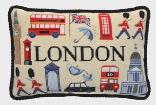 London Pillow by Kirk and Bradley (thumbnail)