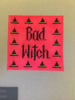 Neon Bad Witch by Silver Stitch Needlepoint (thumbnail)