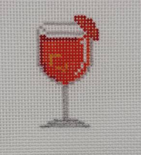 Mini Aperol Spritz by M F Needlepoint (thumbnail)