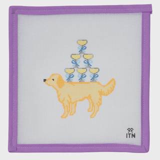 Champagne Retriever by Ivy Thread Needlepoint (thumbnail)