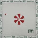 Peppermint Candy Mini Canvas by M F Needlepoint (thumbnail)