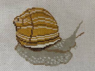 Snail Needlepoint Canvas by Stitch Style Needlepoint (thumbnail)