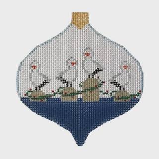 Seagulls Bauble by Kathy Schenkel (thumbnail)
