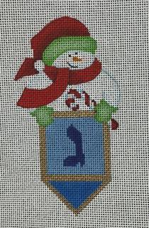 Snowman Dreidel by Pepperberry Designs (thumbnail)