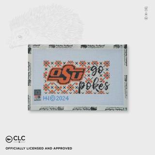 Oklahoma State University Purse Insert by Hedgehog Needlepoint (thumbnail)
