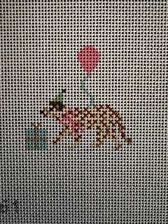 Party Animal Cheetah Canvas by Stitch Style Needlepoint (thumbnail)