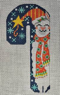 Dark Blue Llama Candy Cane by Danji Designs (thumbnail)