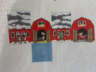 3D Reindeer Barn by Liz Goodrick-Dillon (Tapestry Tent, via Susan Roberts) (thumbnail)