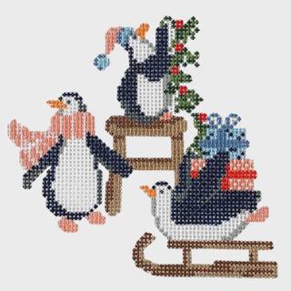 Sleigh Penguins by Rachel Barri Designs (thumbnail)