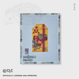 Retro Travel Tag · University of Minnesota by Hedgehog Needlepoint (thumbnail)