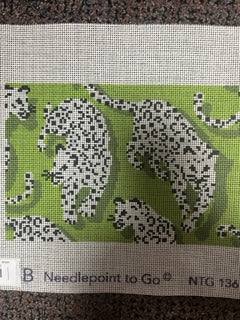 Leopard Clutch Green by Kirk and Bradley (thumbnail)