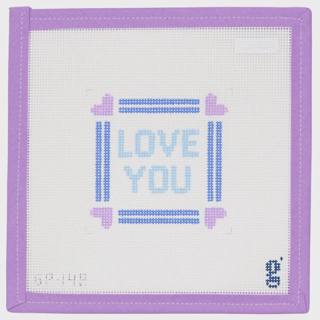 Love You Mini Sign by Goodpoint Needlepoint (thumbnail)