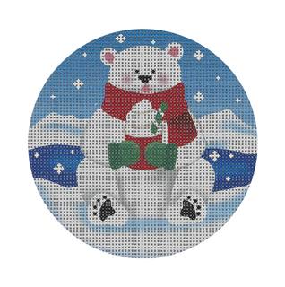 Polar Bear with Cup by Pepperberry Designs (thumbnail)