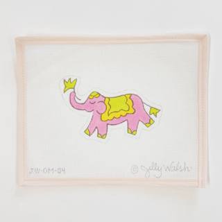 Mini Elle - pink by Kate Dickerson Needlepoint Collections (thumbnail)