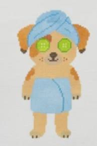 Spa Dog by CMC Stitches (thumbnail)