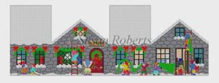 Santa's Village Santa House 3d Gingerbread House by Liz Goodrick-Dillon (Tapestry Tent, via Susan Roberts) (thumbnail)