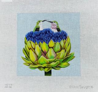Melissa Shirley Artichoke and Hummers by Melissa Shirley Designs (thumbnail)