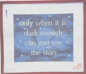 Only When it is Dark Enough Can You See the Stars by Spellbound Stitchery (thumbnail)