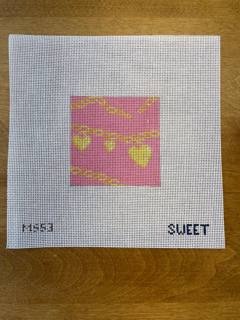 Maddie Sweet · Heart Charm Insert-Pink by The Gingham Stitchery (thumbnail)